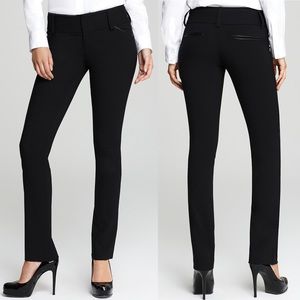 Alice + Olivia Leather Trim Pant